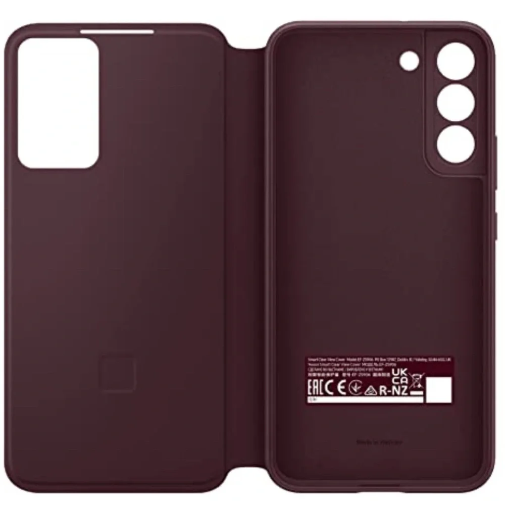 Samsung Galaxy S22+ S-View Flip Cover (Burgundy) - NIB